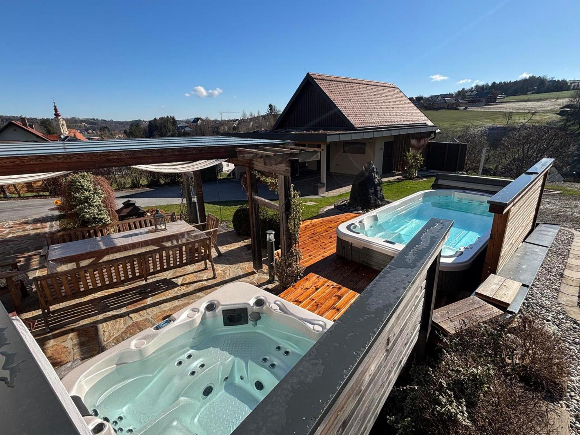 Das "Ferienhaus Eibiswald" Landhaus Refugium Im Schilcherland - Sauna Und Spa Zewnętrze zdjęcie